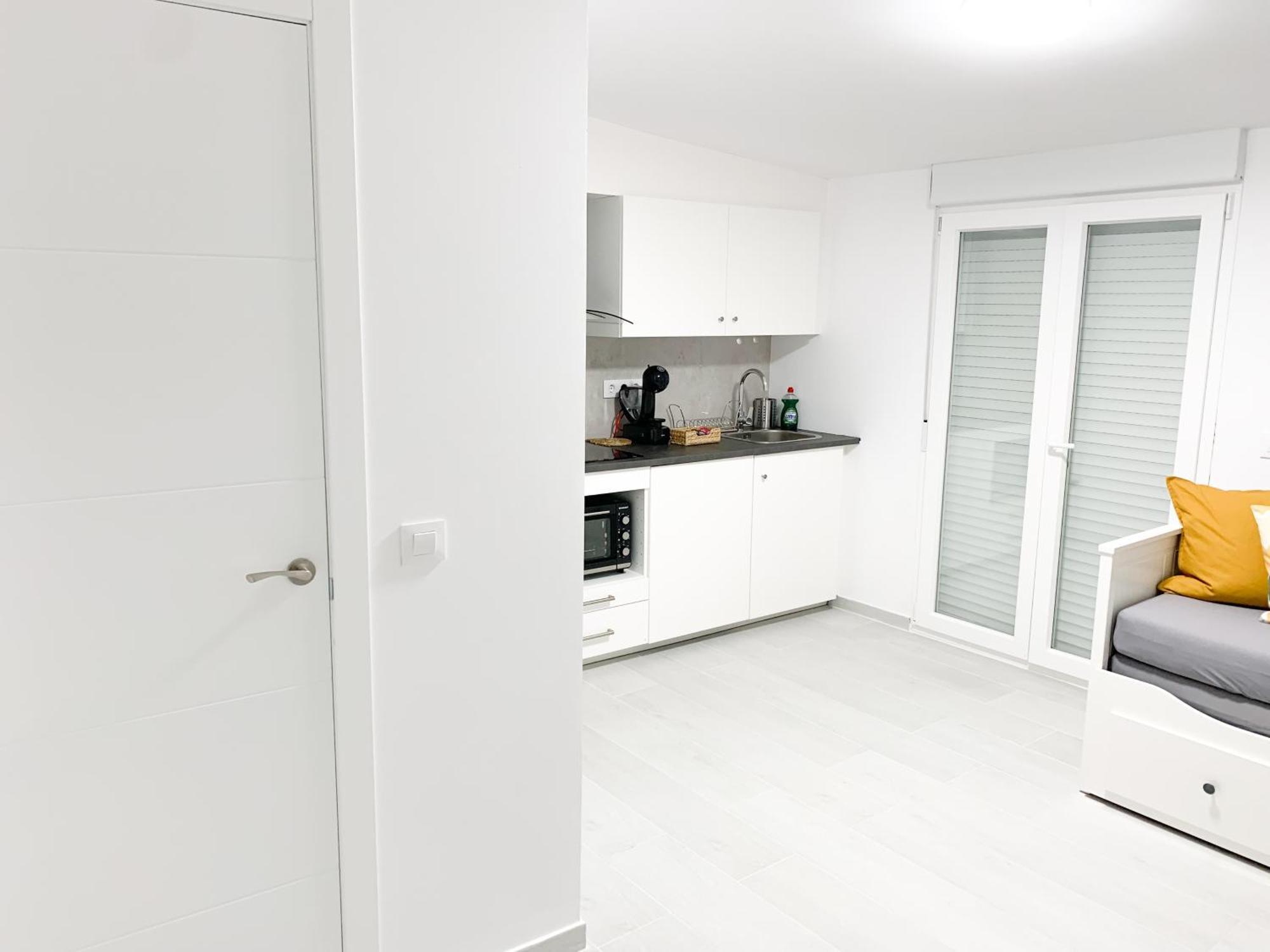 Estudio Con Terraza En La Playa Sanxenxo Luaran gambar