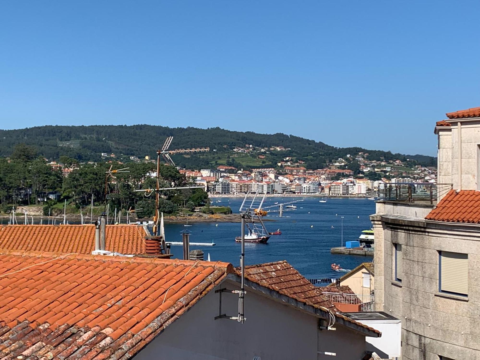 Estudio Con Terraza En La Playa Sanxenxo Luaran gambar