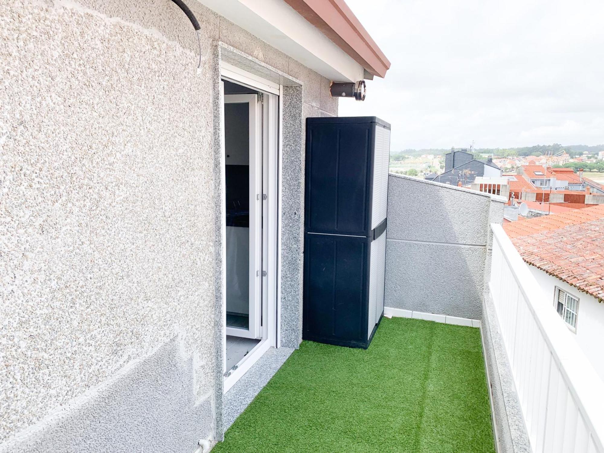 Estudio Con Terraza En La Playa Sanxenxo Luaran gambar